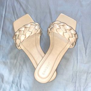 Quality White Woven Sandals